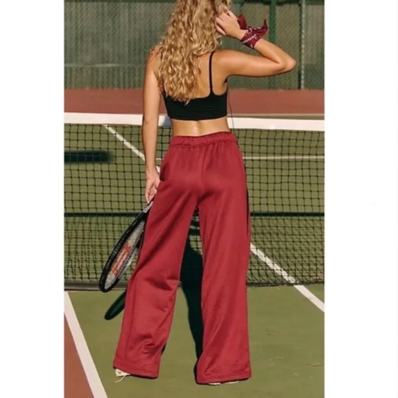 Free People Red Track Pants - Picture 3 of 12
